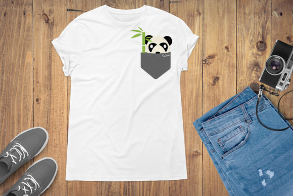 Download Bamboo Panda T-shirt Design - Bamboo panda Collection