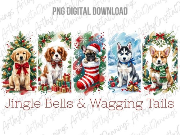 Download Christmas Holiday Puppy Dog Clipart PNG - Dog clipart Collection