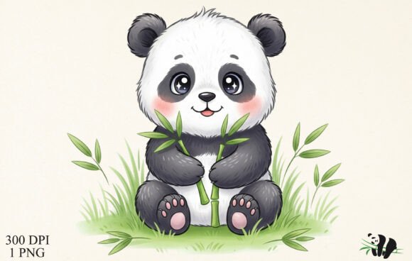Download Happy Bamboo Panda PNG - Bamboo panda Collection