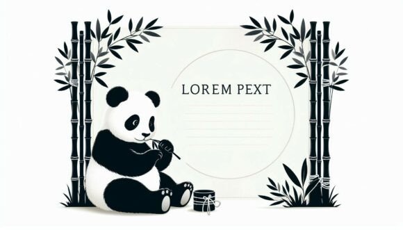 Download Bamboo Panda Label - Bamboo panda Collection